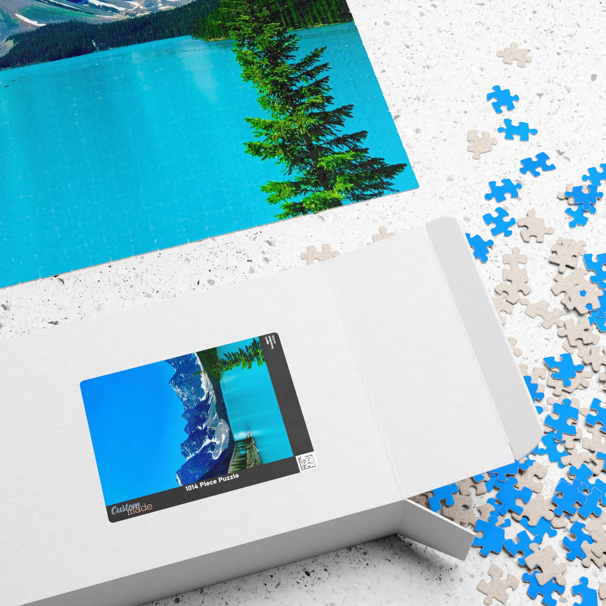 Moraine Lake Scenic Jigsaw Puzzle