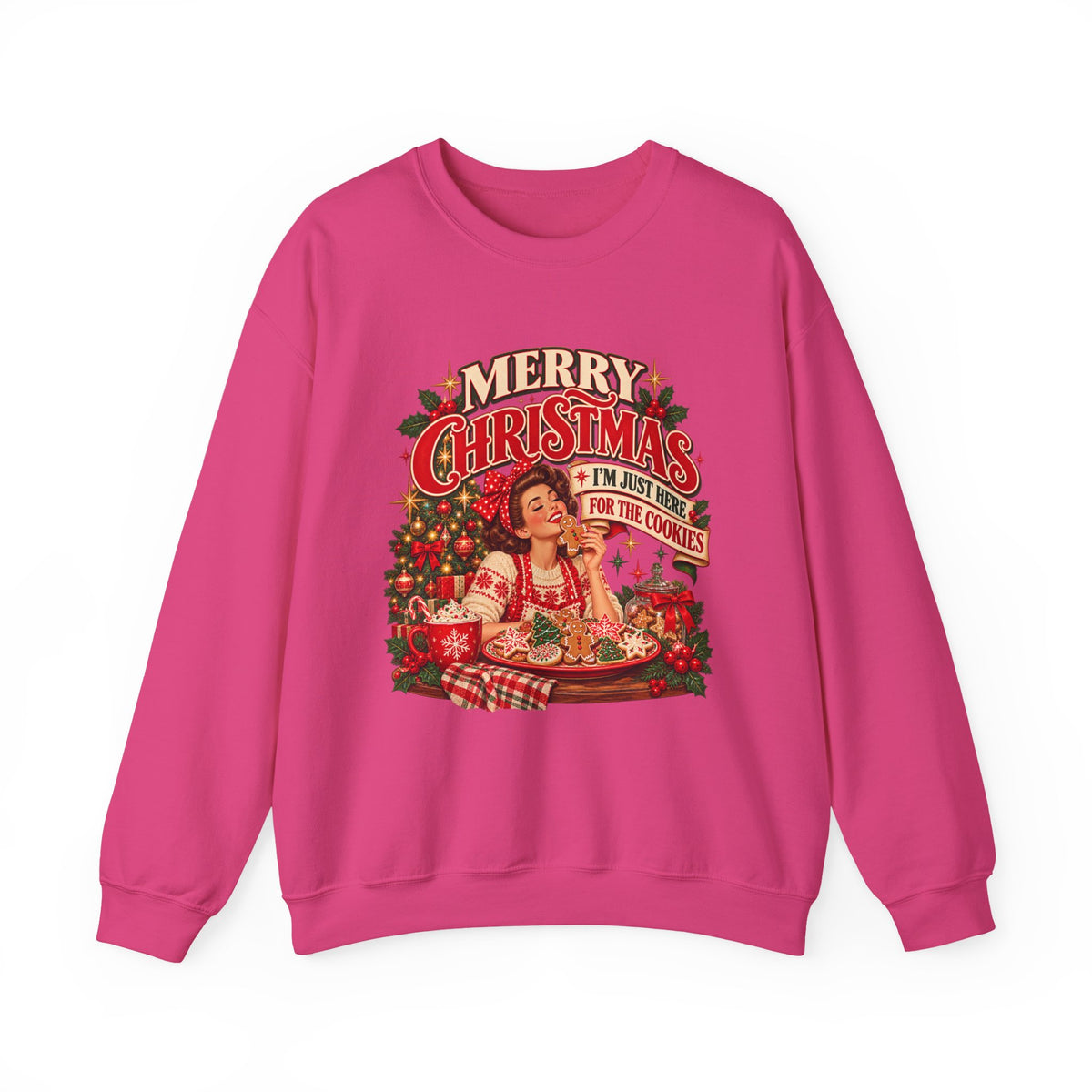 I’m Just Here for the Cookies Christmas Sweatshirt