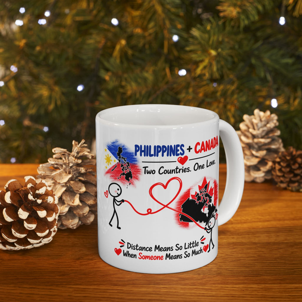 Philippines & Canada Couple Mug