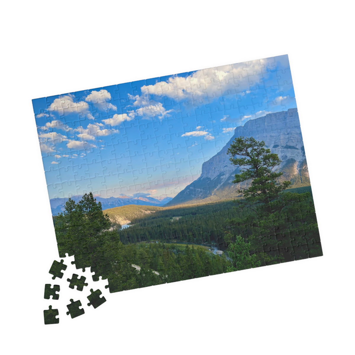 Banff Mountain Valley Jigsaw Puzzle