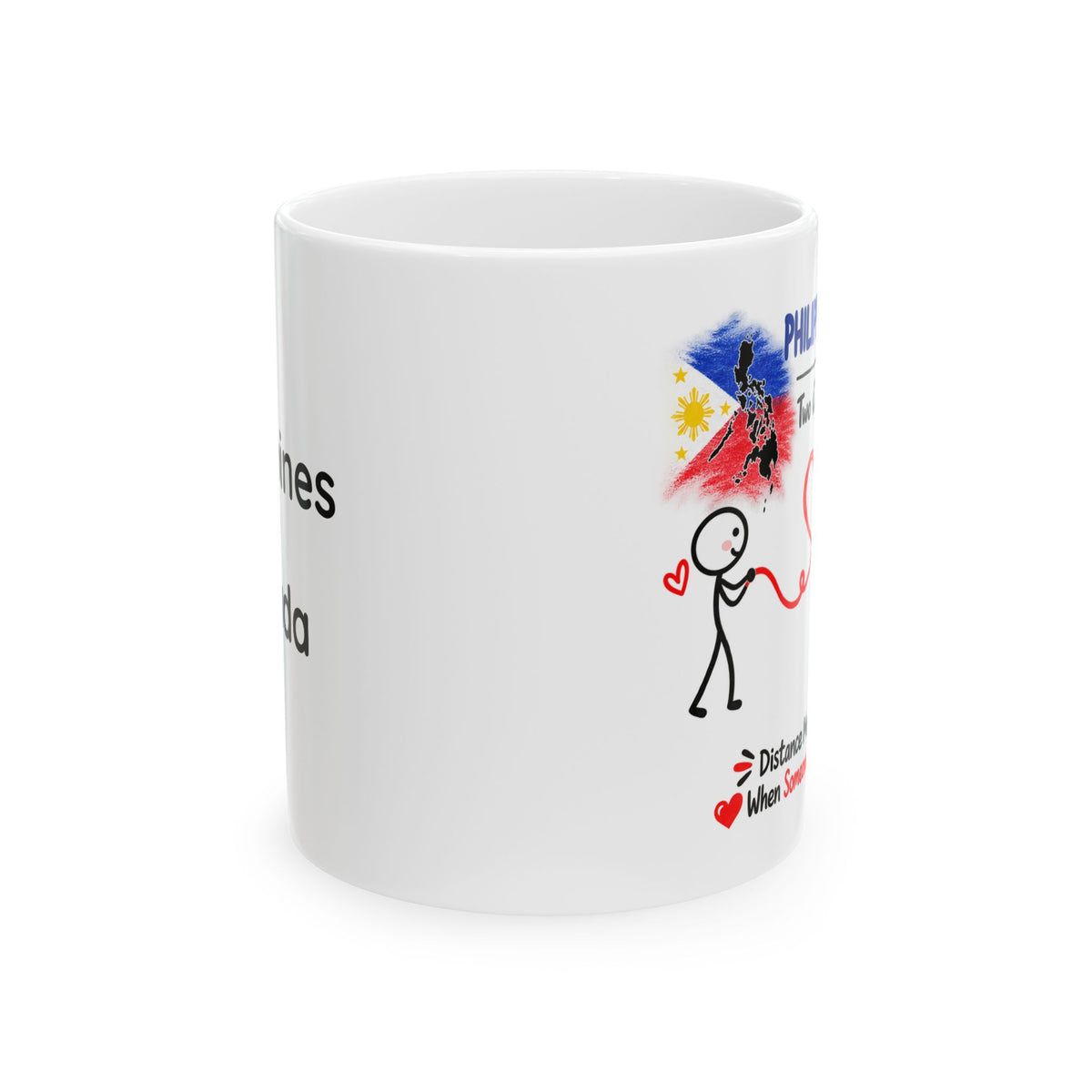 Philippines & Canada Couple Mug