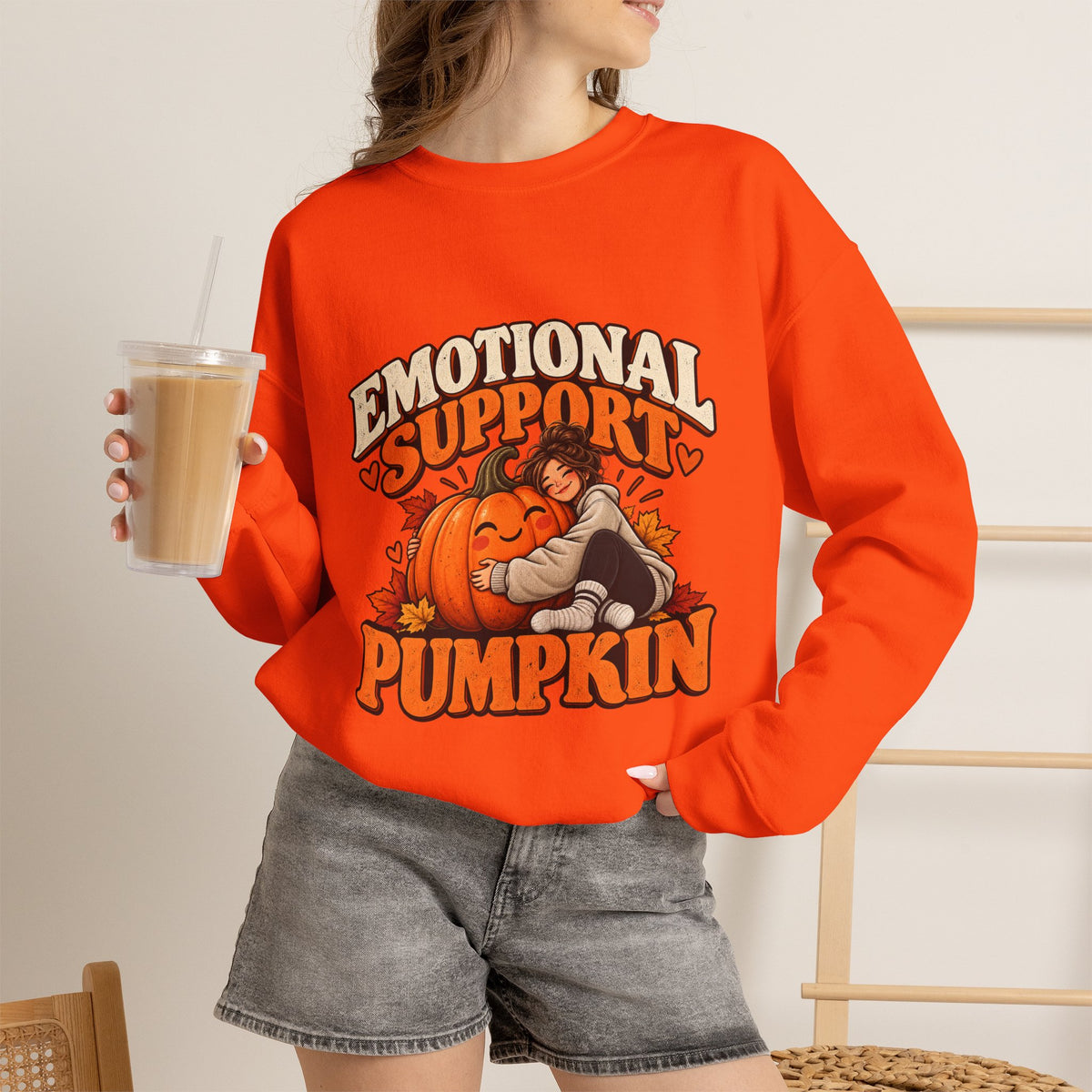Emotional Support Pumpkin Sweatshirt