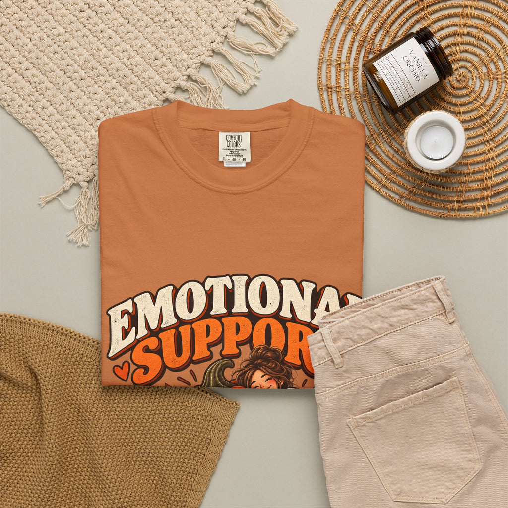 Emotional Support Pumpkin T-Shirt