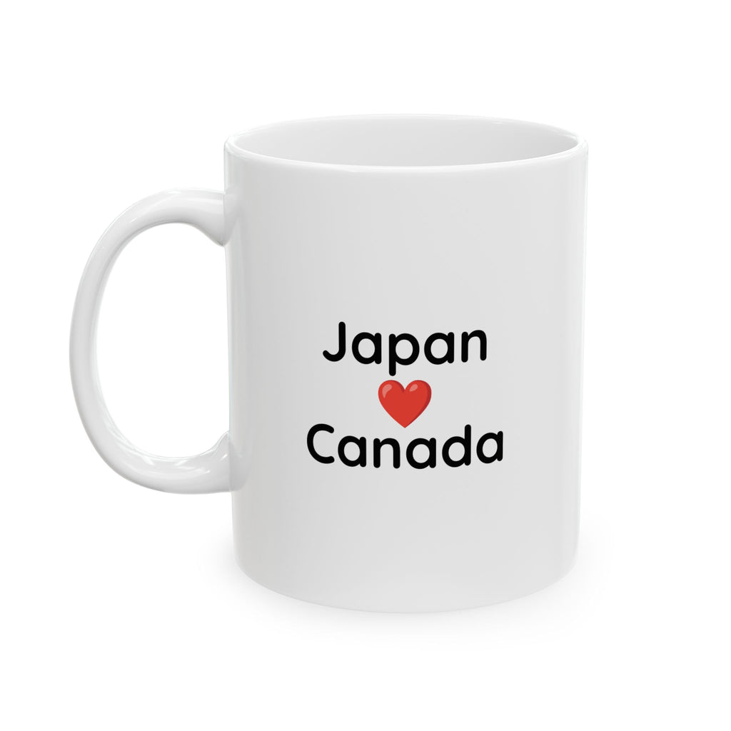 Japan & Canada Couple Mug