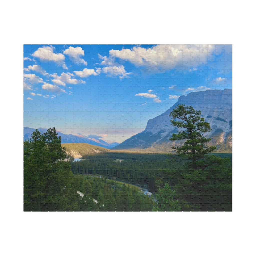 Banff Mountain Valley Jigsaw Puzzle