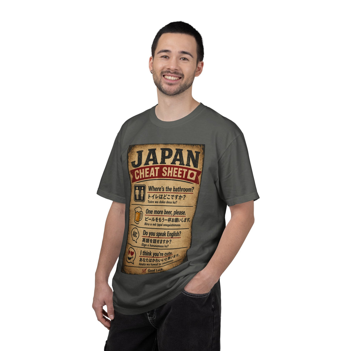 Vintage Japan Cheat Sheet T-Shirt