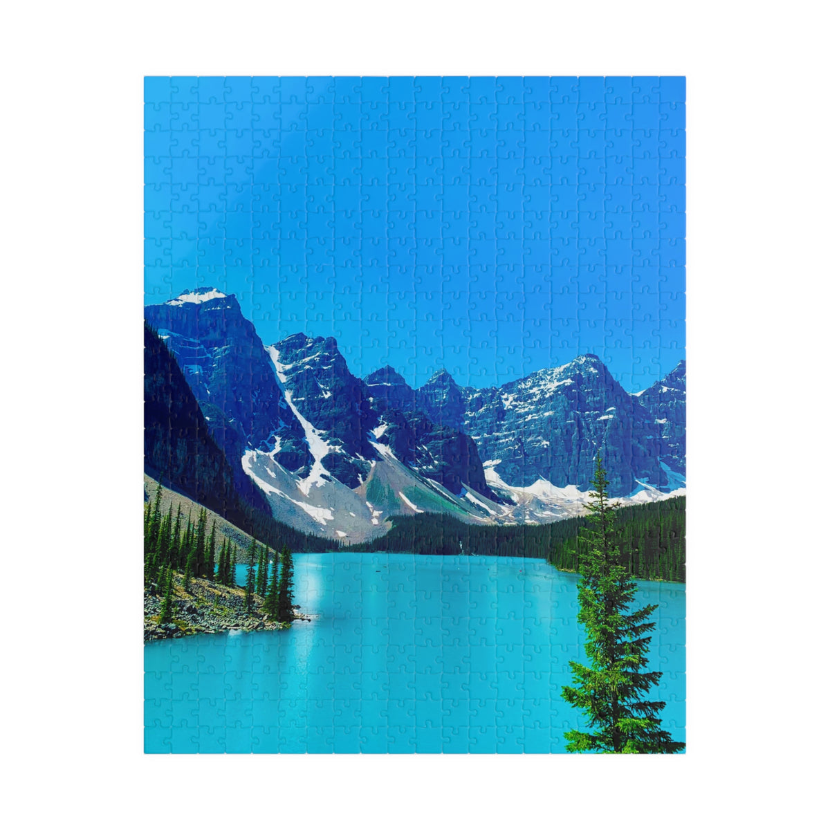 Moraine Lake Scenic Jigsaw Puzzle