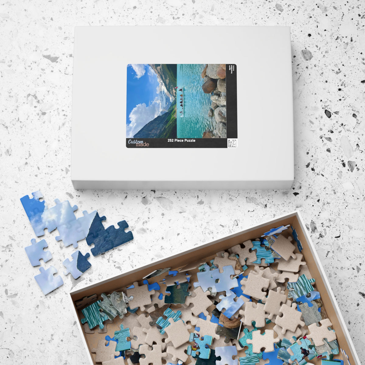 Lake Louise Canoe Jigsaw Puzzle