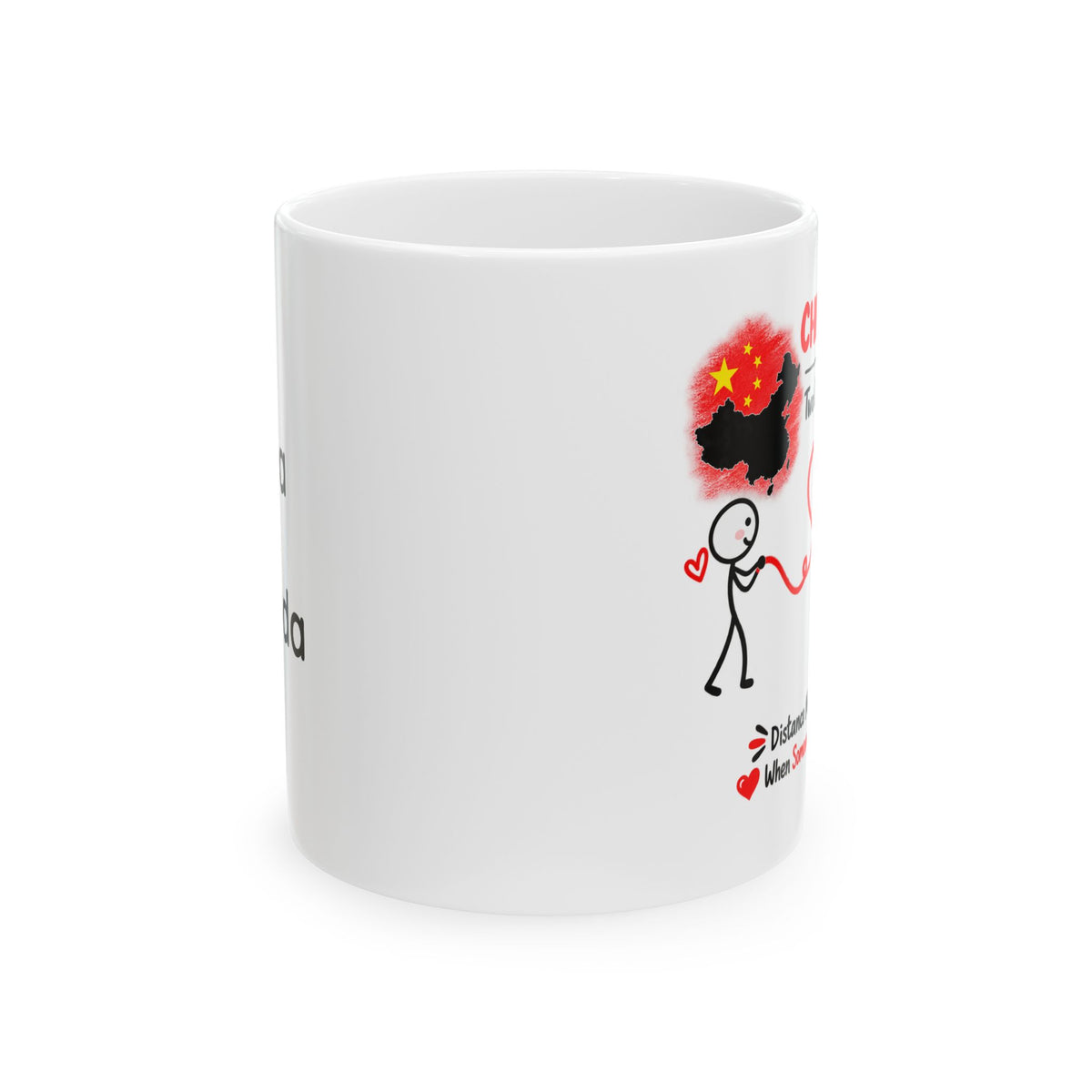 China & Canada Couple Mug
