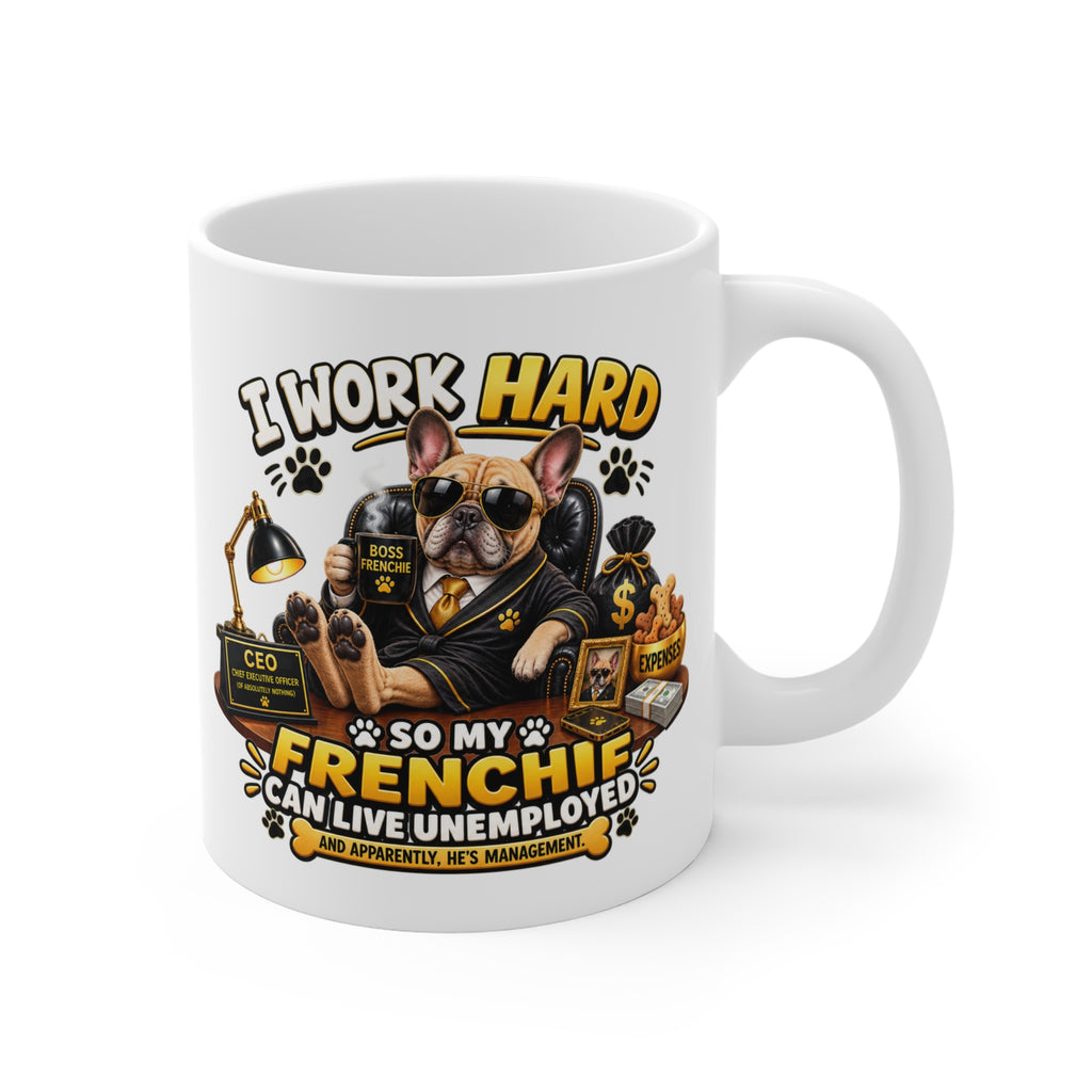 Funny French Bulldog Mug — Dog Boss