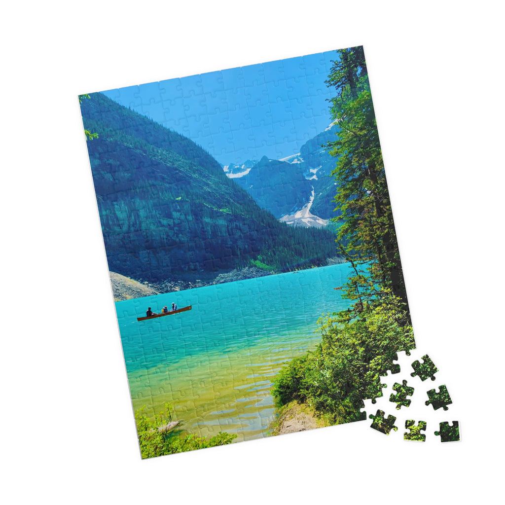 Moraine Lake Canoe Jigsaw Puzzle