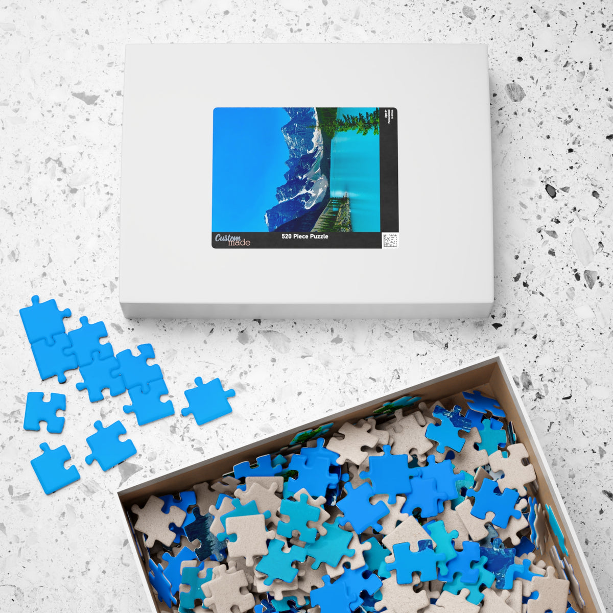 Moraine Lake Scenic Jigsaw Puzzle