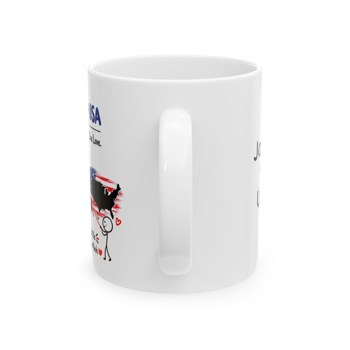 Japan & USA Couple Mug