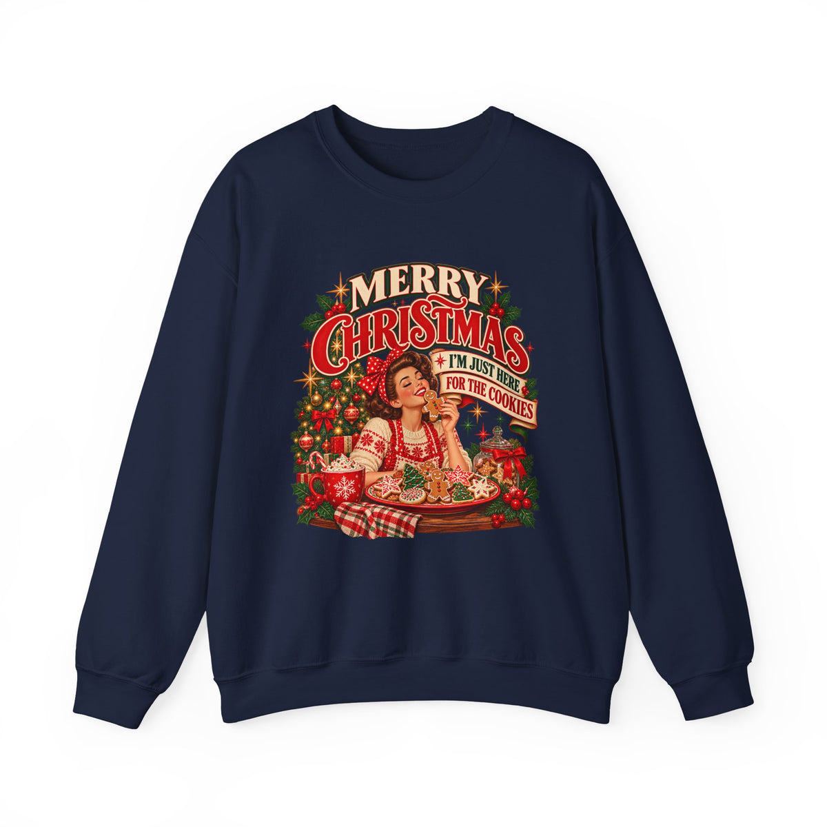 I’m Just Here for the Cookies Christmas Sweatshirt
