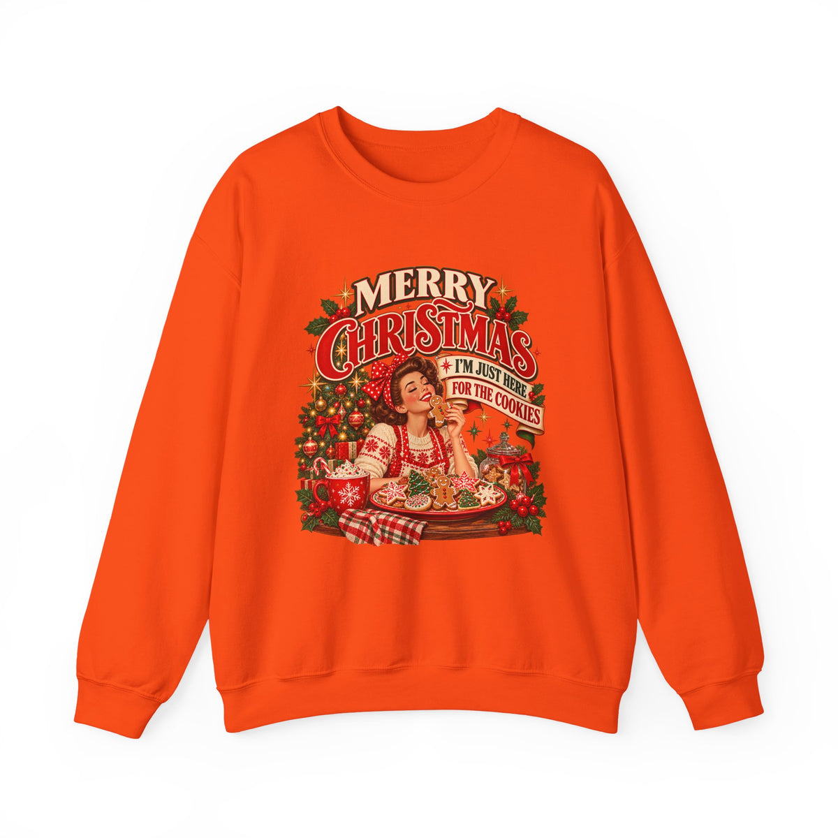 I’m Just Here for the Cookies Christmas Sweatshirt