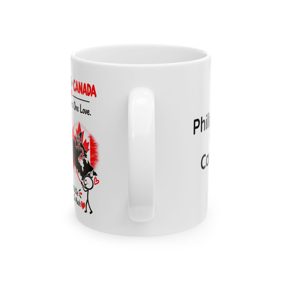 Philippines & Canada Couple Mug