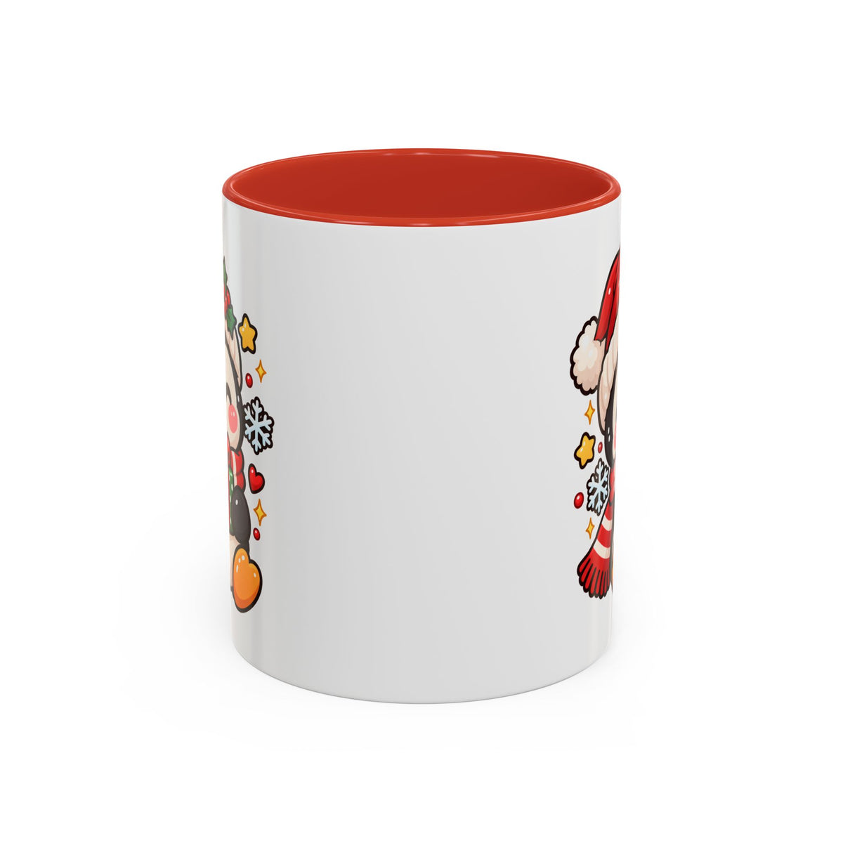 Cute Christmas Penguin Mug | Holiday Coffee Cup | 11 oz & 15 oz | Multiple Colours
