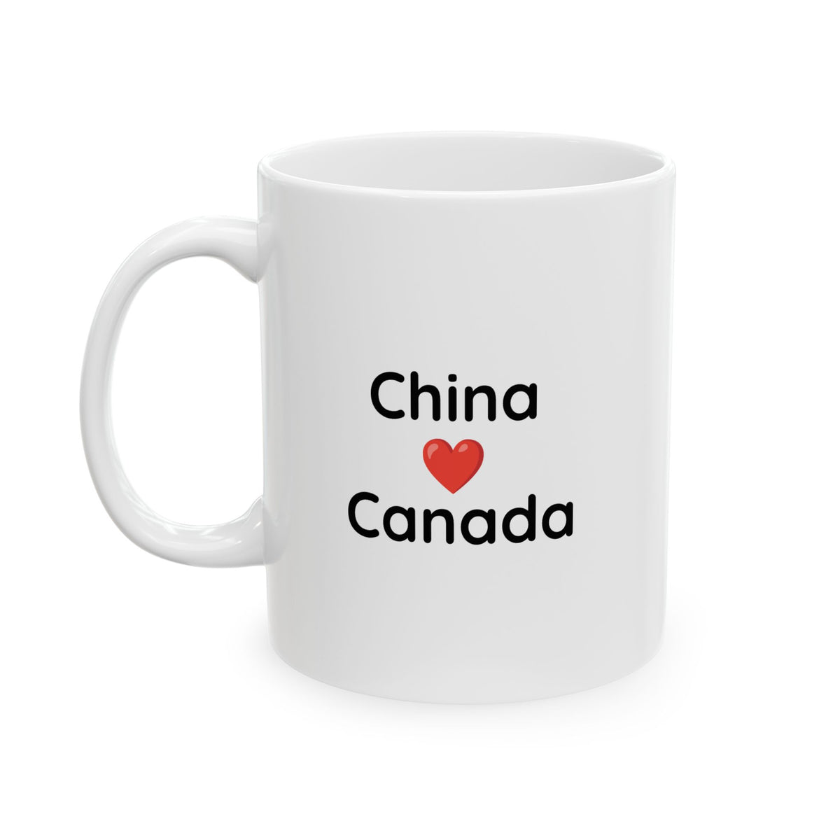 China & Canada Couple Mug