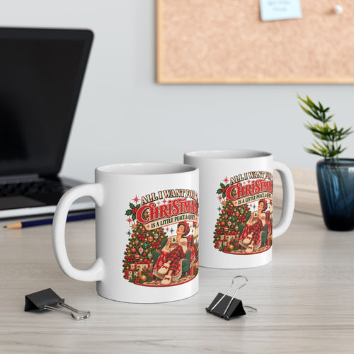A Little Peace & Quiet Christmas Mug