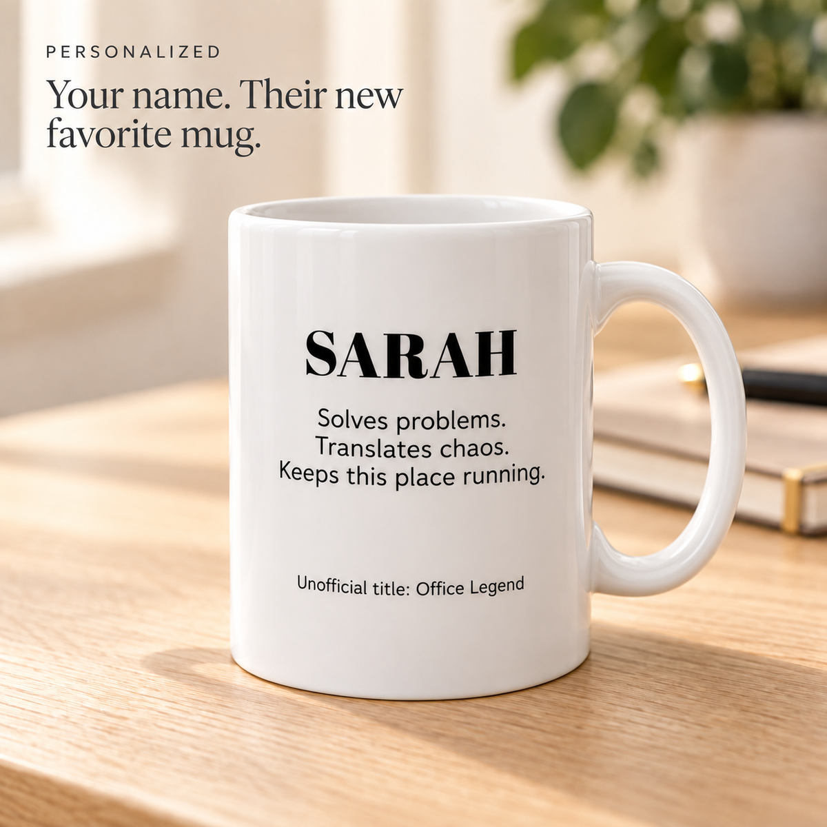 Personalized Coworker Definition Mug