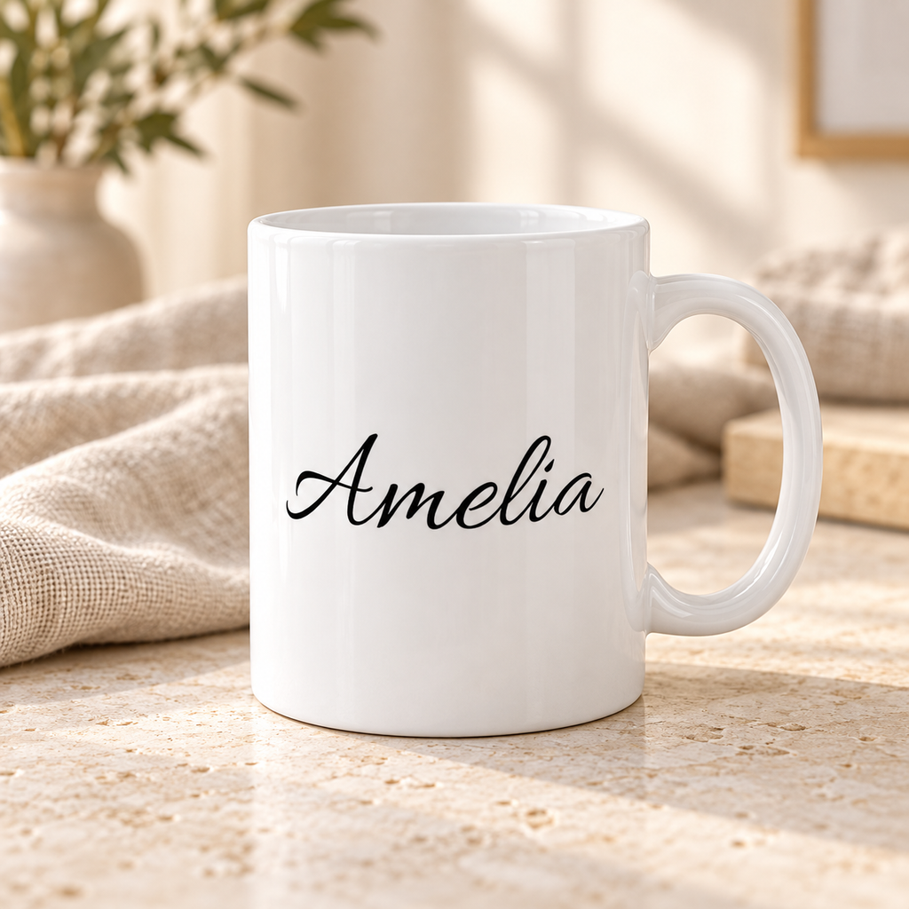 Personalized Handwritten Name Mug