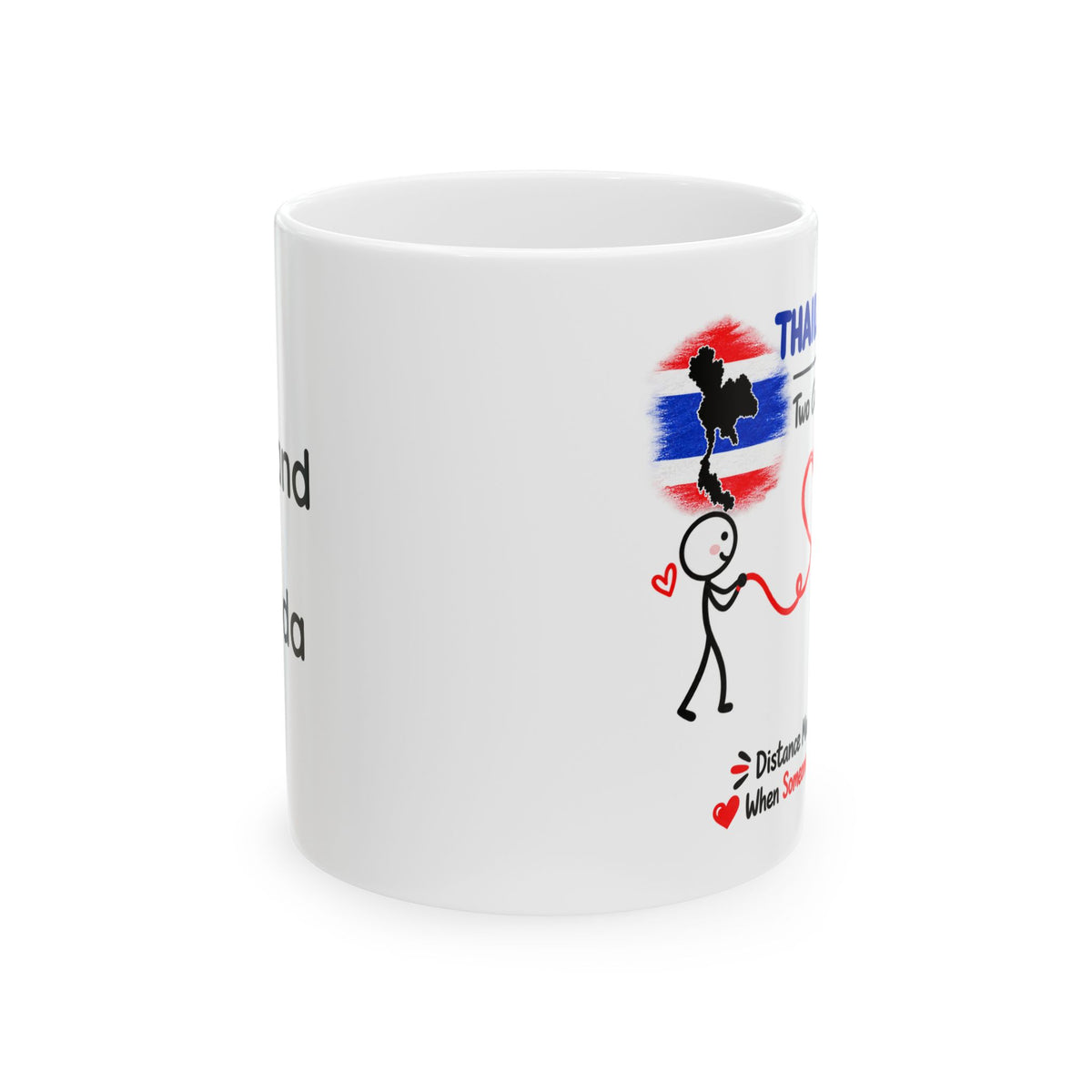 Thailand & Canada Couple Mug