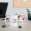 Japan & Canada Couple Mug
