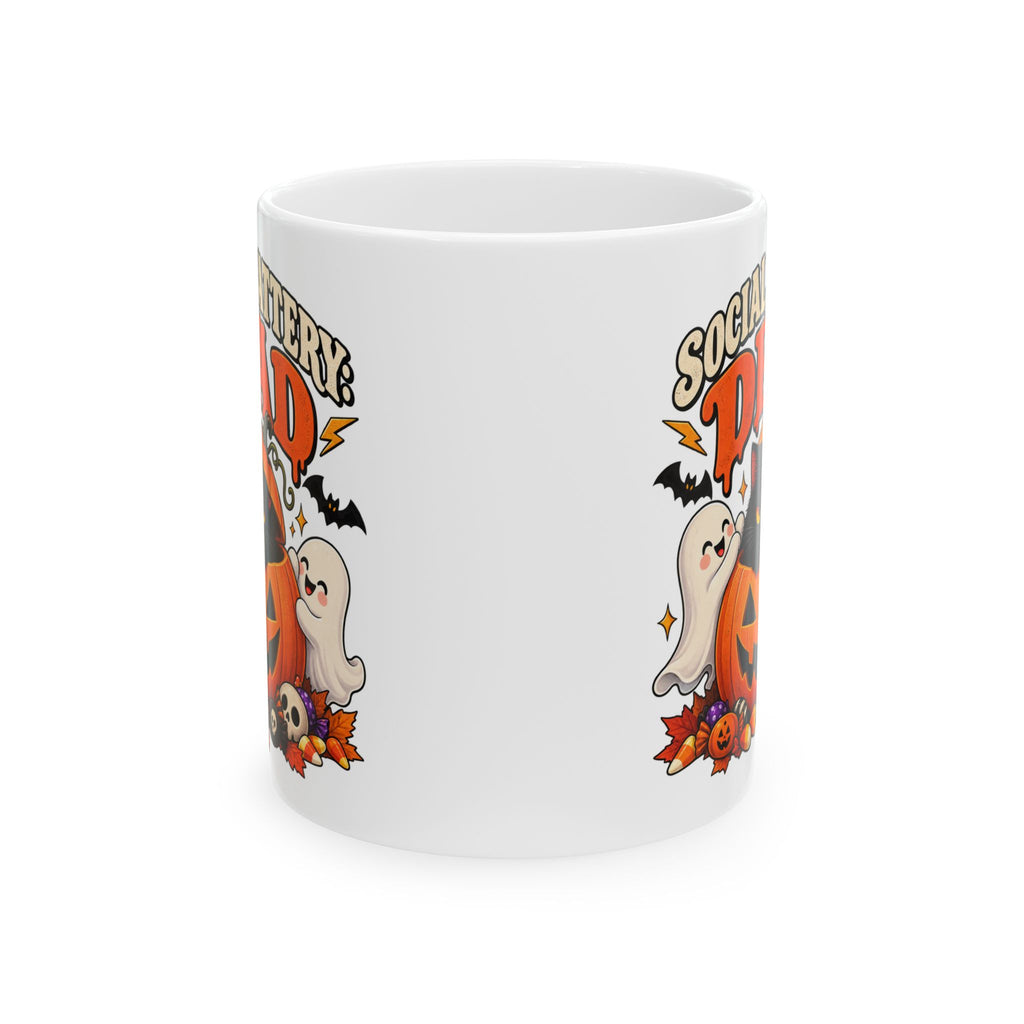 Social Battery Dead Halloween Mug