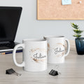 Personalized Abstract Name Mug