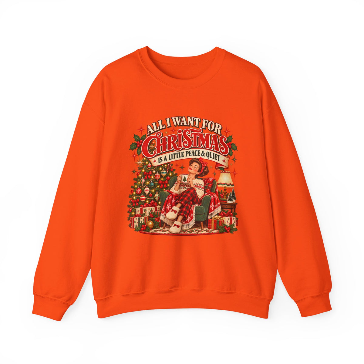 A Little Peace & Quiet Christmas Sweatshirt