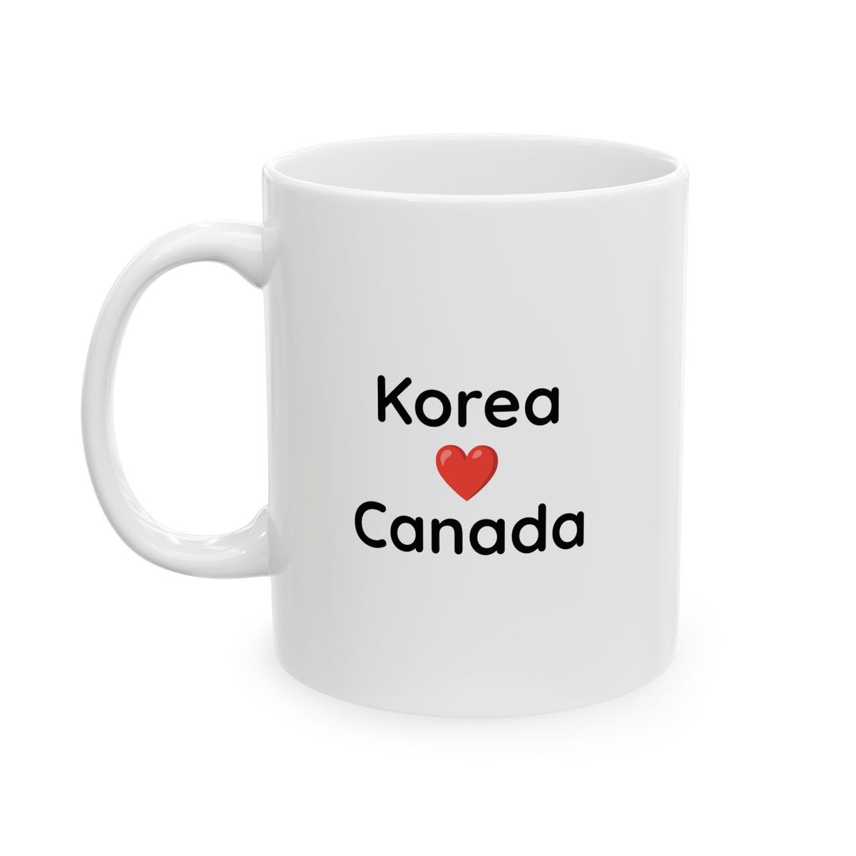Korea & Canada Couple Mug