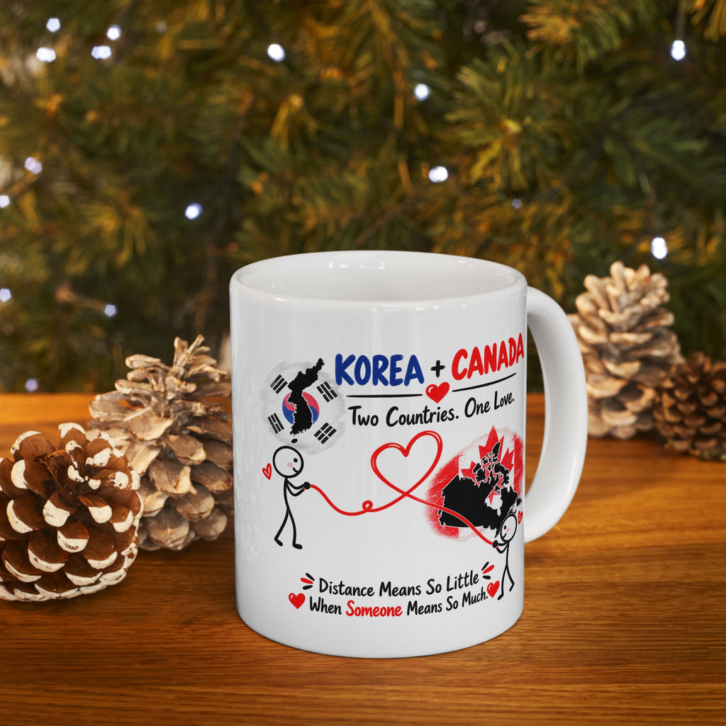 Korea & Canada Couple Mug