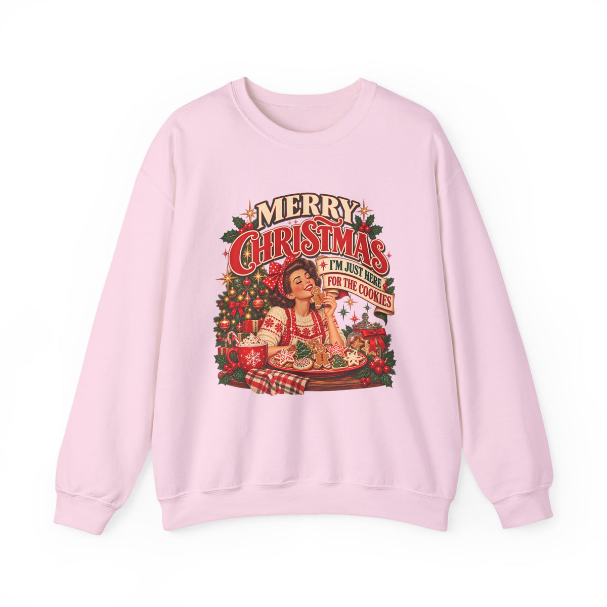 I’m Just Here for the Cookies Christmas Sweatshirt