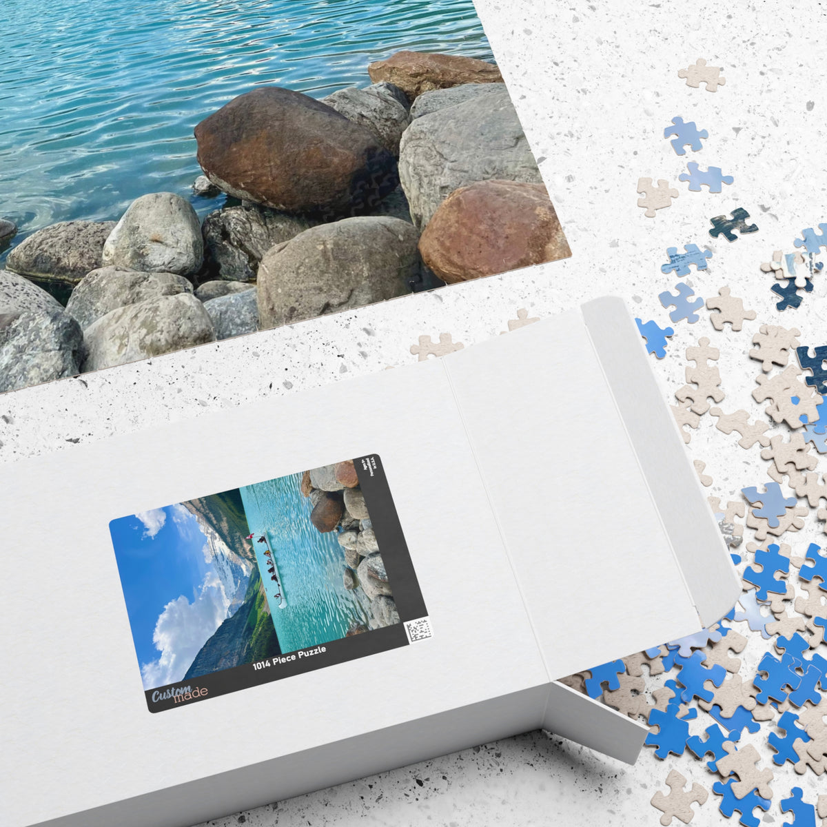 Lake Louise Canoe Jigsaw Puzzle