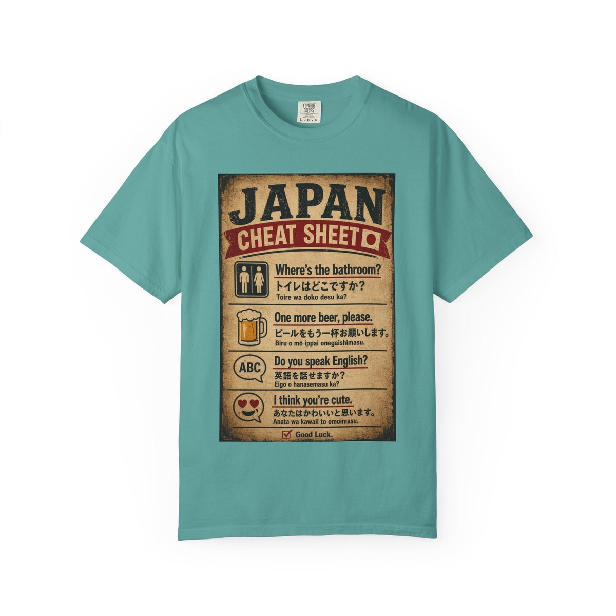 Vintage Japan Cheat Sheet T-Shirt