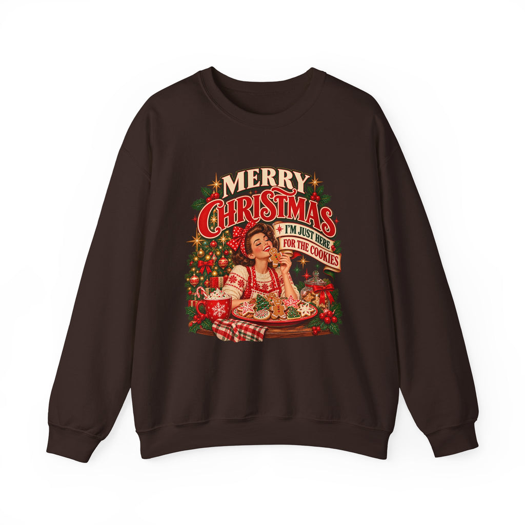 I’m Just Here for the Cookies Christmas Sweatshirt