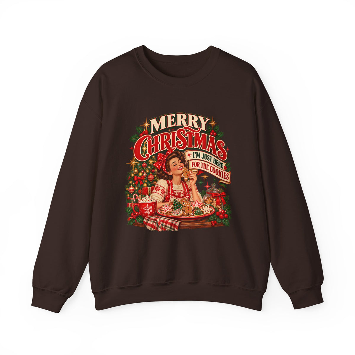 I’m Just Here for the Cookies Christmas Sweatshirt