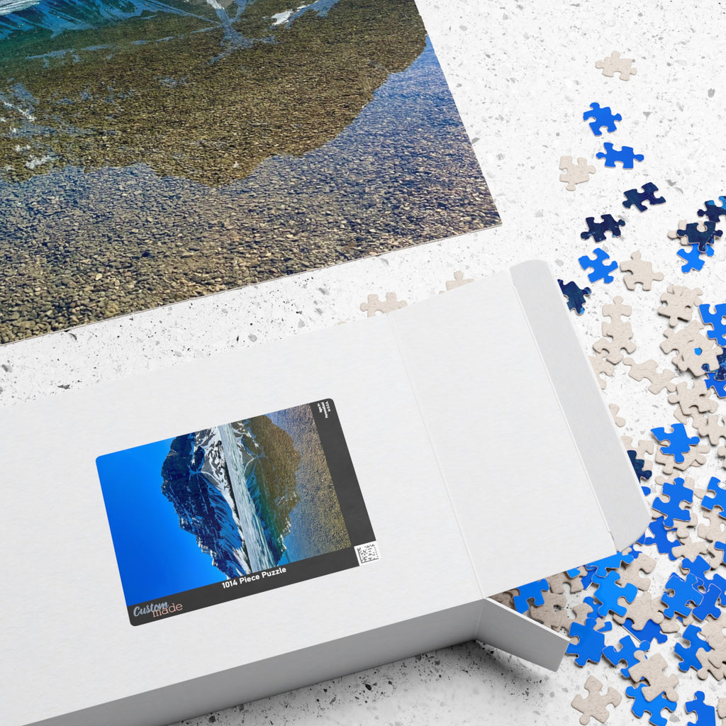 Bow Lake Reflection Jigsaw Puzzle