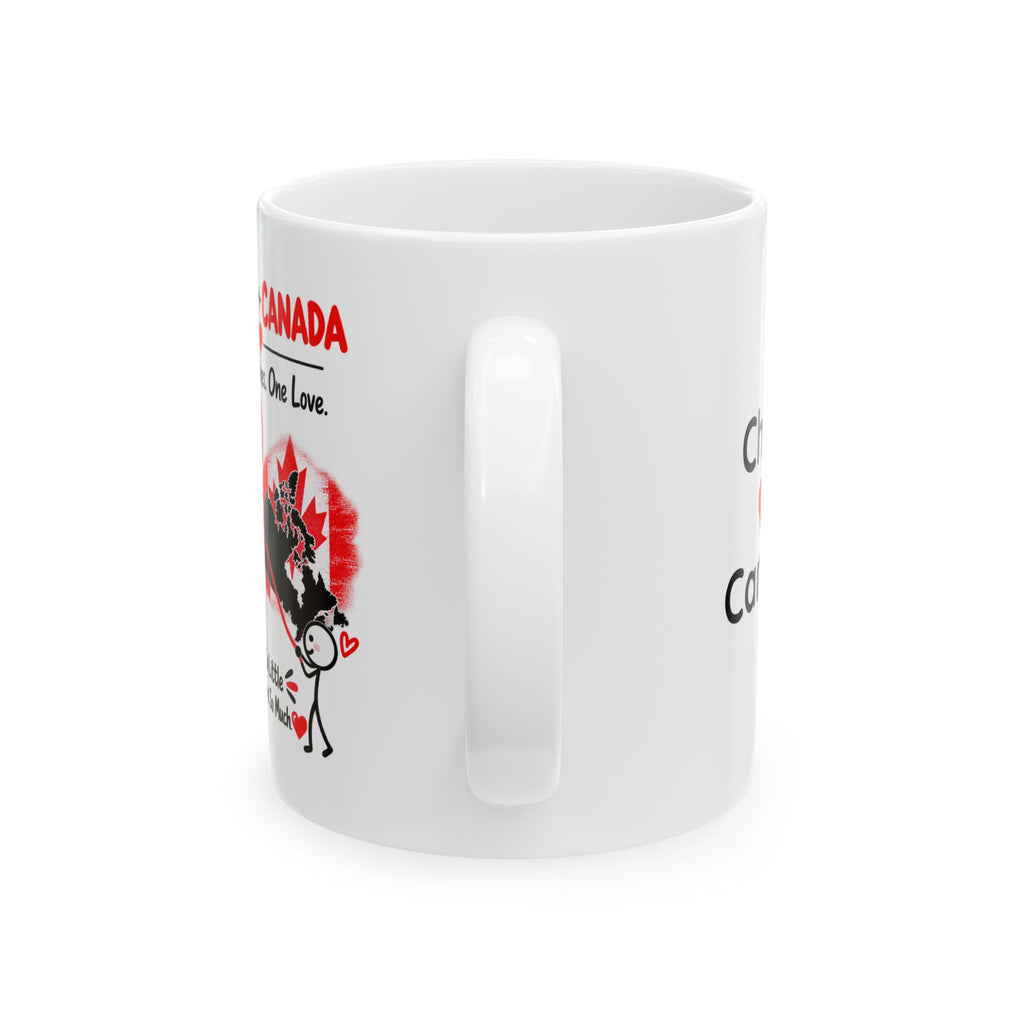 China & Canada Couple Mug