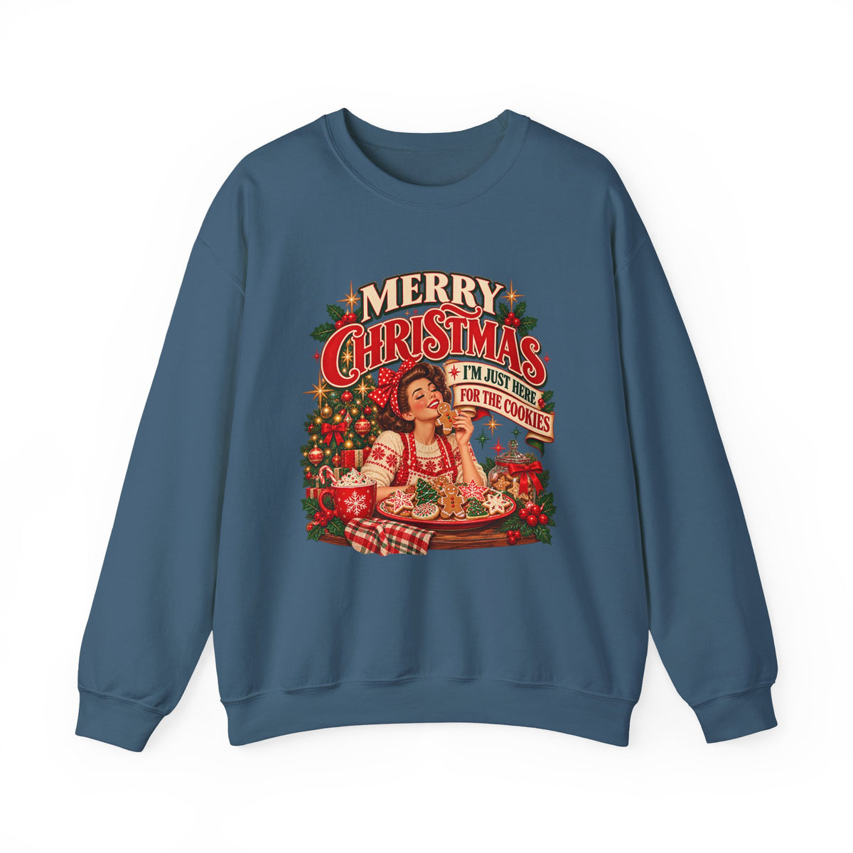 I’m Just Here for the Cookies Christmas Sweatshirt
