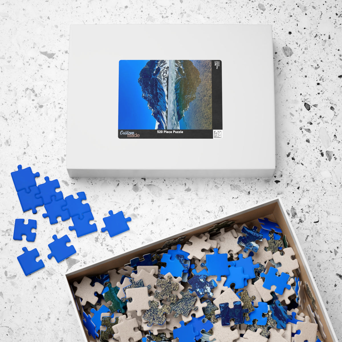 Bow Lake Reflection Jigsaw Puzzle