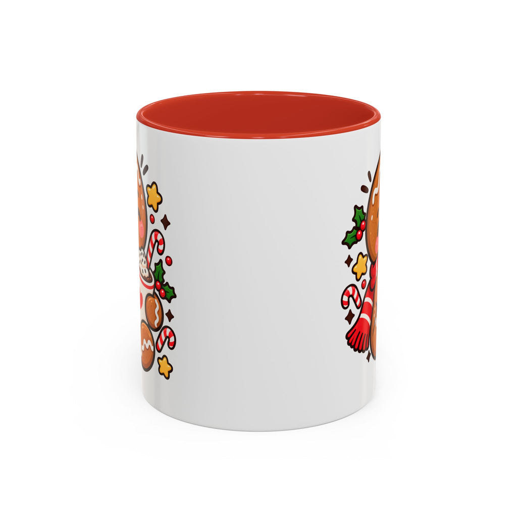 Cozy Gingerbread Christmas Mug | Cute Holiday Coffee Cup | 2 Sizes & Multiple Colours