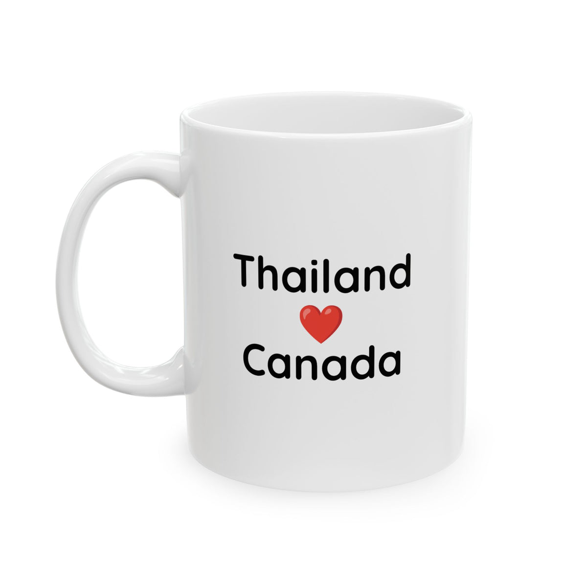 Thailand & Canada Couple Mug