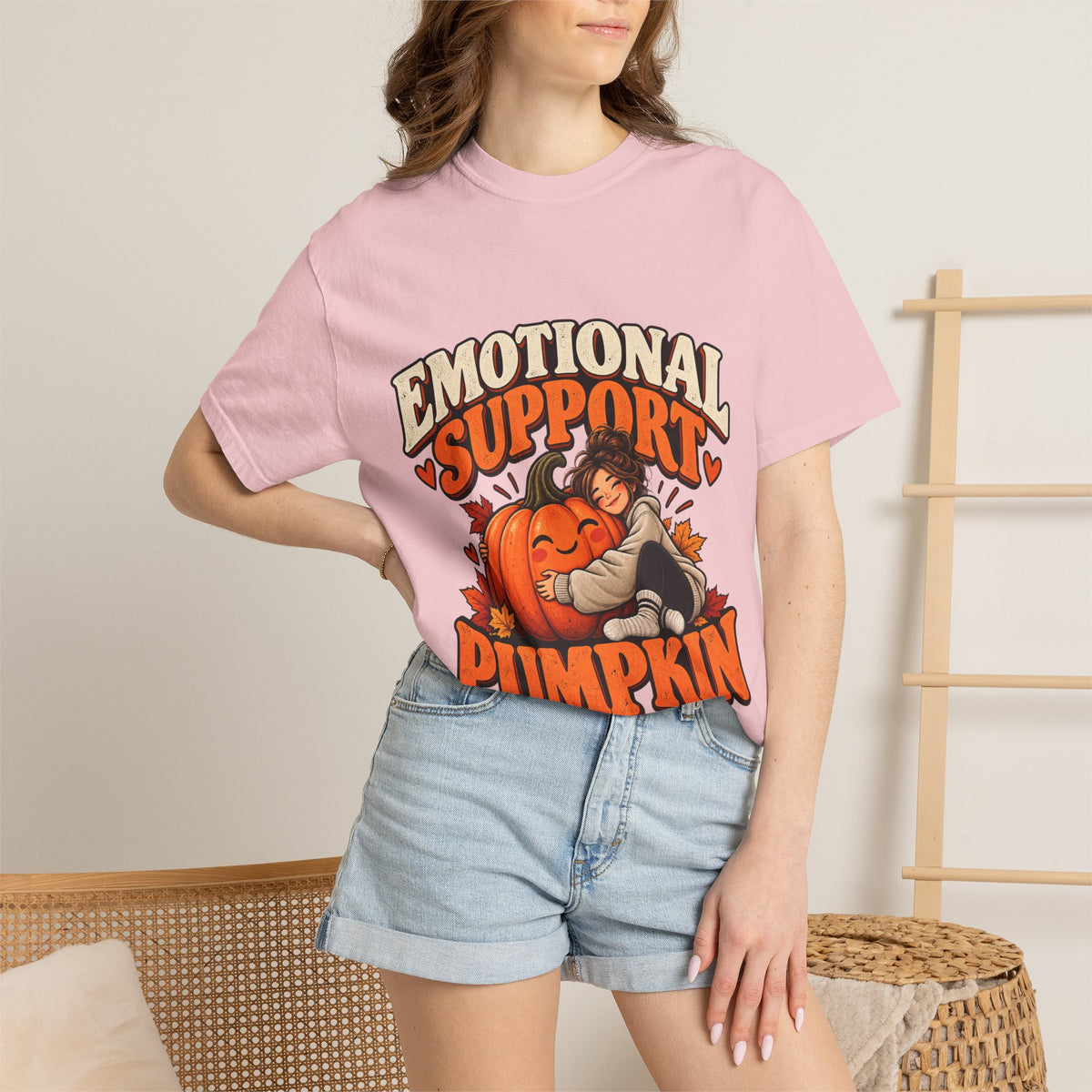 Emotional Support Pumpkin T-Shirt