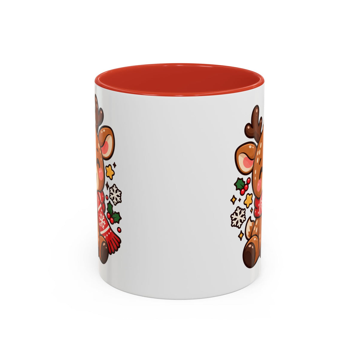 Cozy Christmas Reindeer Mug | Cute Holiday Coffee Cup | 11 oz & 15 oz