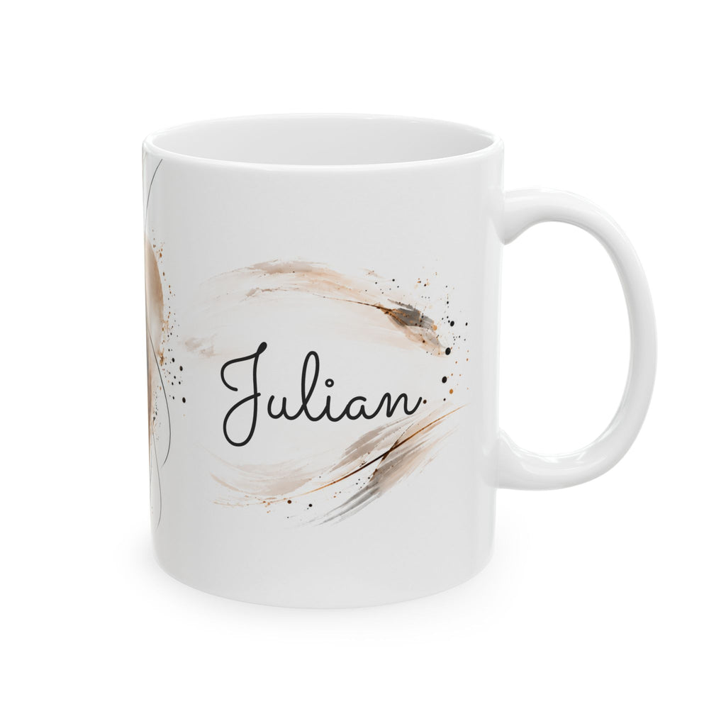 Personalized Abstract Name Mug