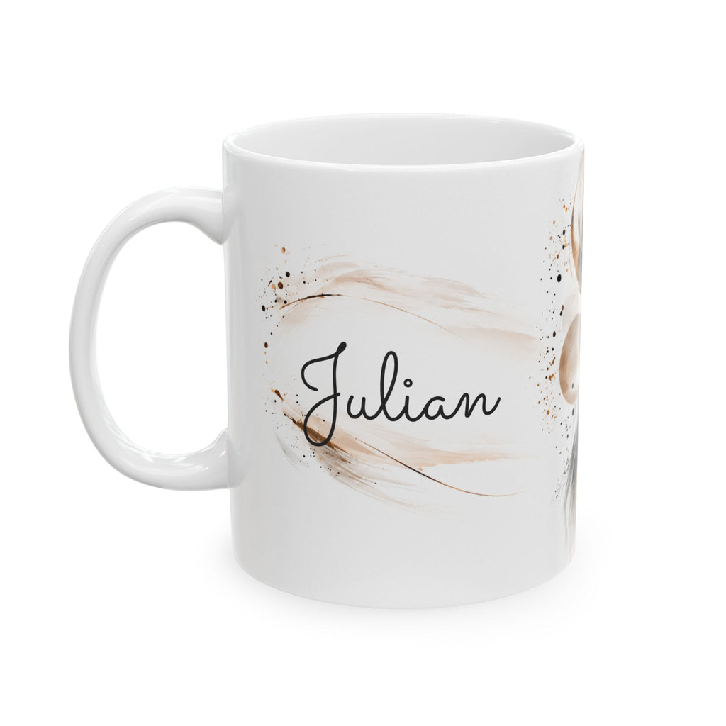 Personalized Abstract Name Mug