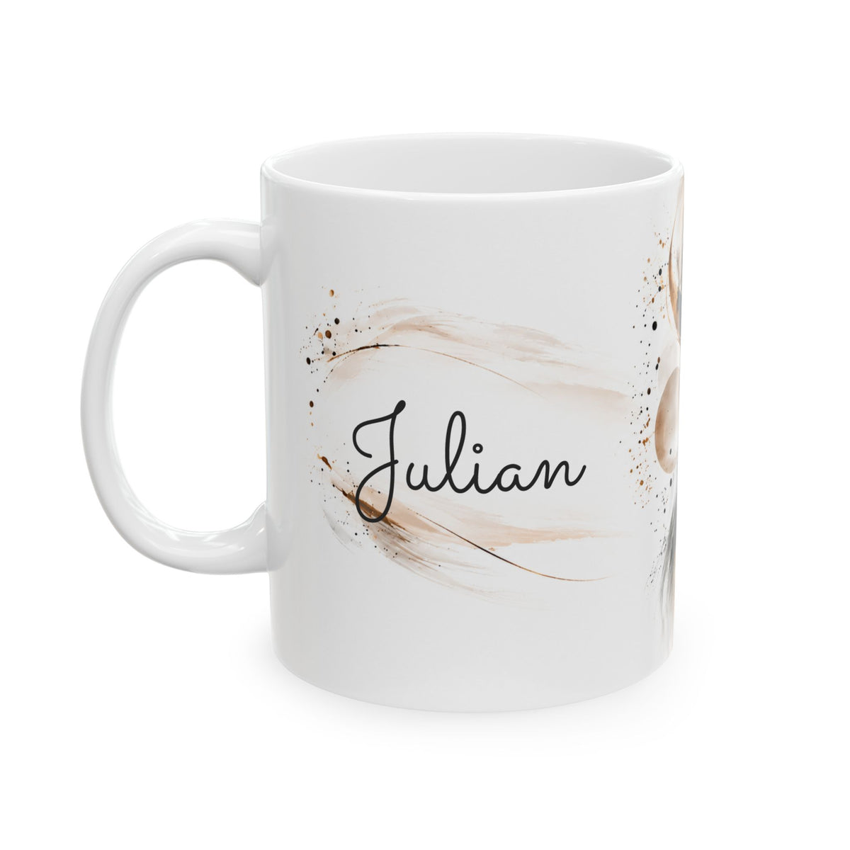 Personalized Abstract Name Mug