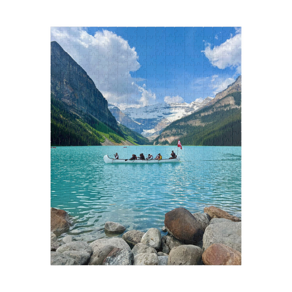 Lake Louise Canoe Jigsaw Puzzle