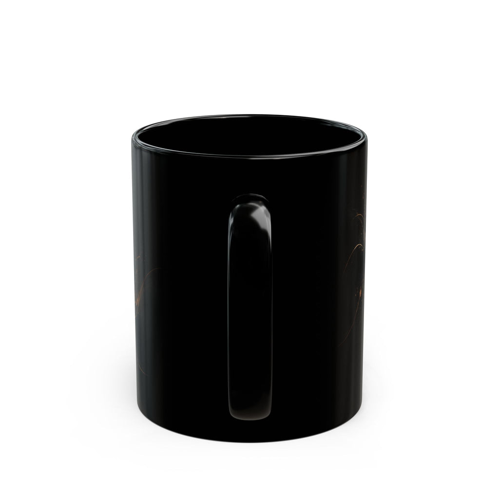 Black & Gold Abstract Mug
